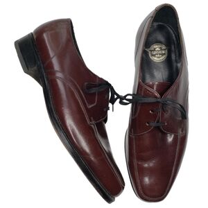 Florsheim | Cherry Red Glossy Leather Business Casual Dress Shoes Men's 8.5